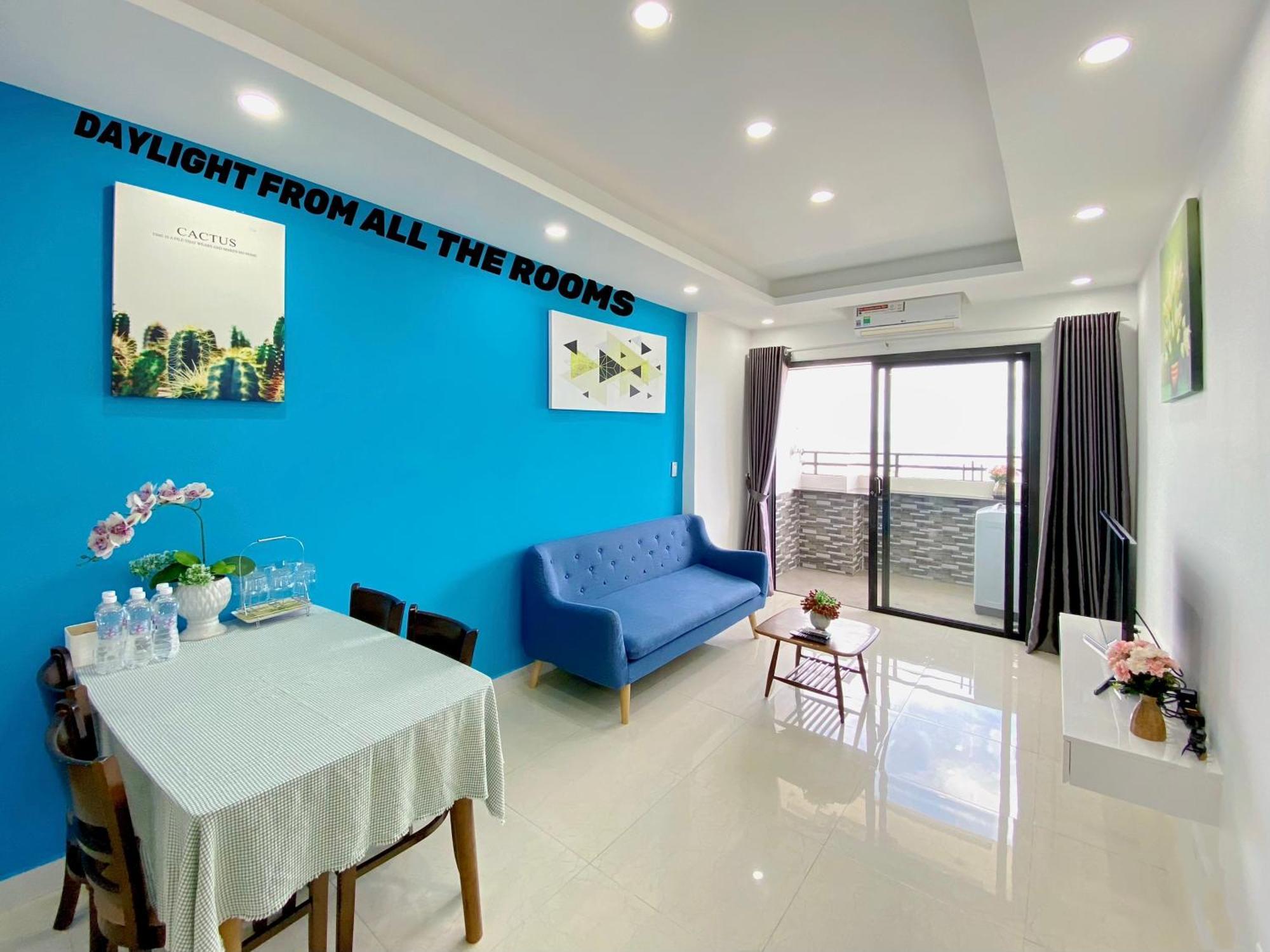 Blue Ocean Apartment At My Khe Đà Nẵng Kültér fotó