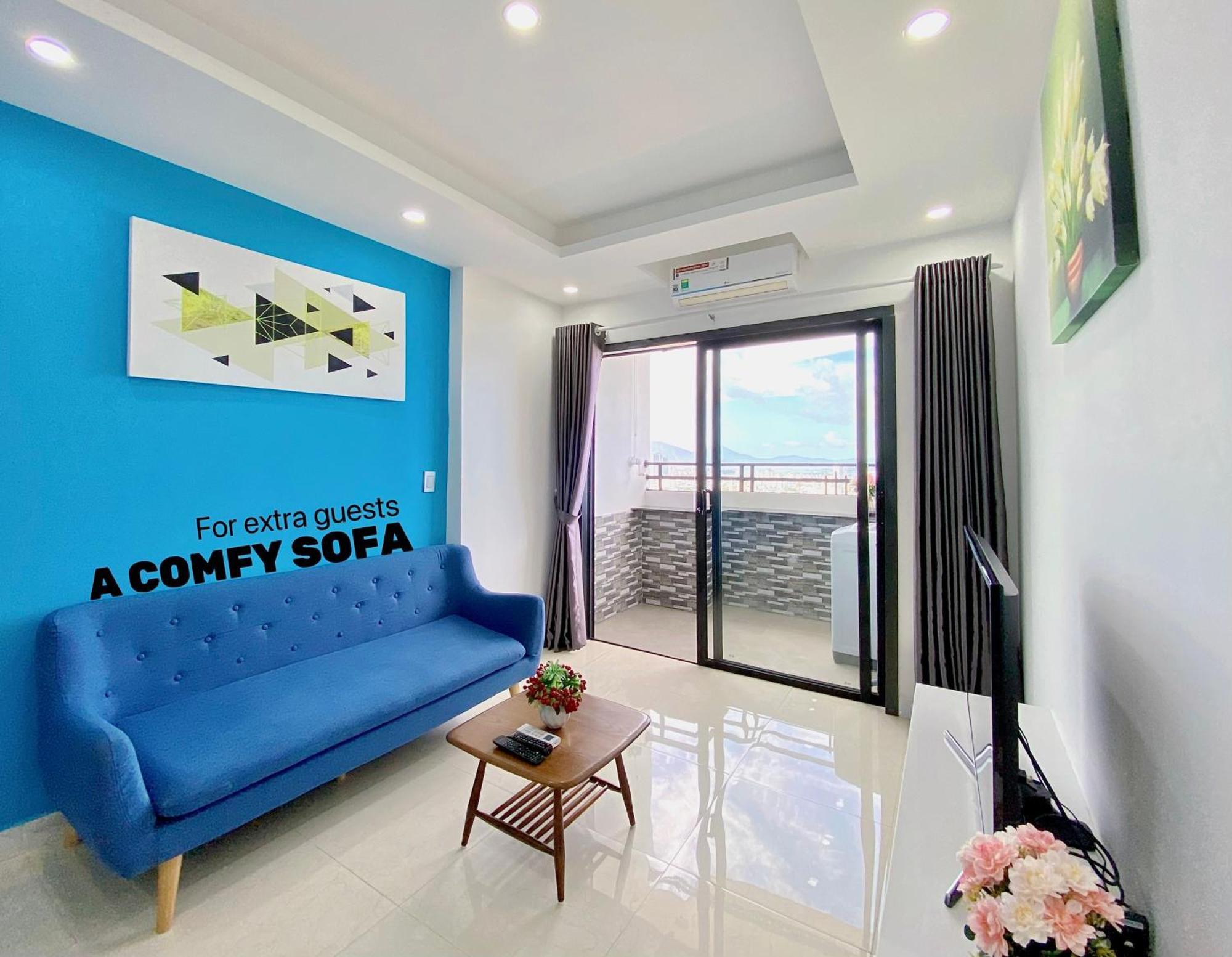 Blue Ocean Apartment At My Khe Đà Nẵng Kültér fotó