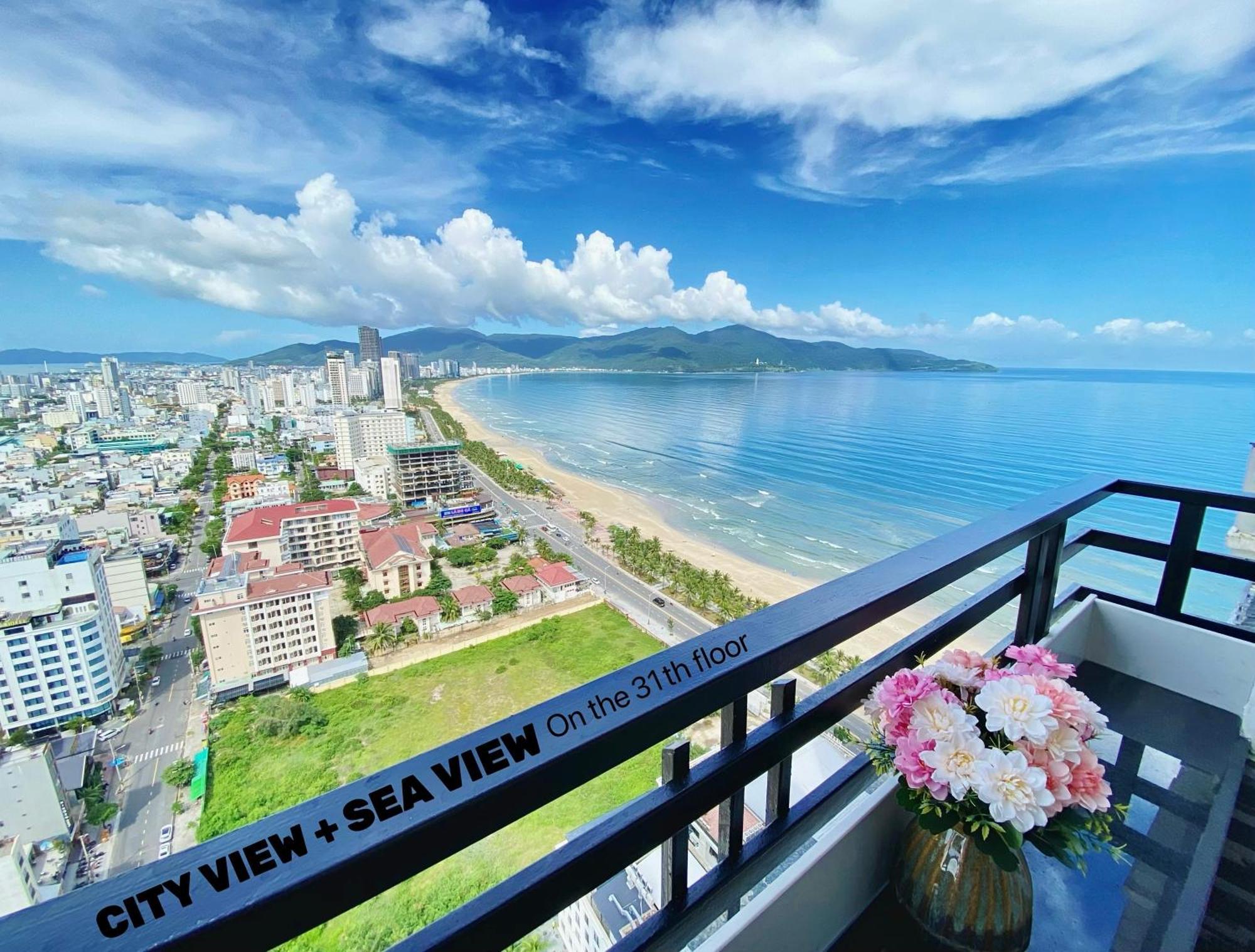 Blue Ocean Apartment At My Khe Đà Nẵng Kültér fotó