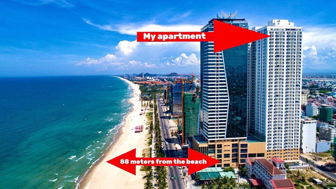 Blue Ocean Apartment At My Khe Đà Nẵng Kültér fotó